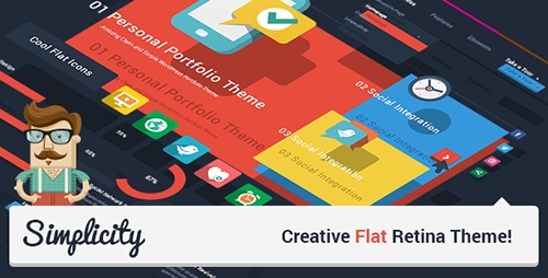 ThemeForest - Simplicity v1.0.2 - Creative Flat Retina Theme