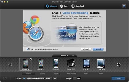 iSkysoft iMedia Converter Deluxe 3.7 (Mac OS X)