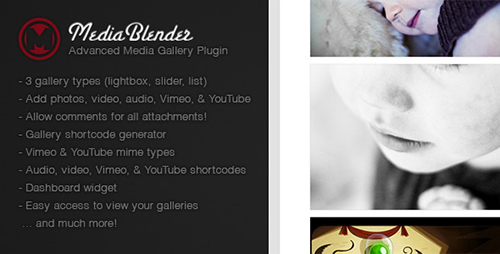 CodeCanyon - MediaBlender v1.4.3 - WordPress Gallery Plugin