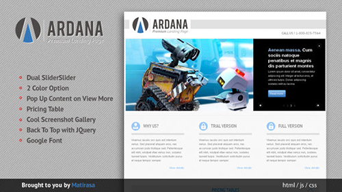 Mojo-Themes - ARDANA - Premium Landing Page - RIP