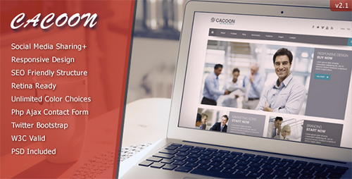 ThemeForest - Cacoon v2.1 - Responsive Business Theme - FULL