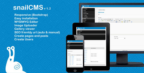 CodeCanyon - SnailCMS v1.1 - Content Management System