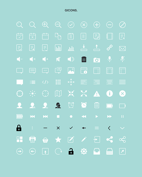 PSD Web Icons - Gicons