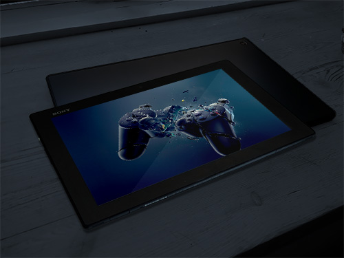 PSD Source - Sony Xperia Tablet Screen Mockup