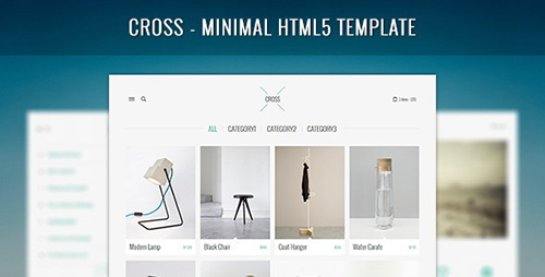 ThemeForest - Cross - Minimal HTML5 Template - RIP