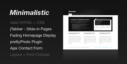 ThemeForest - Minimalistic - Portfolio & Business - RIP