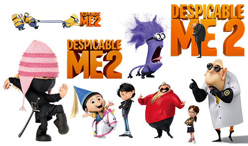 PSD Cliparts - Dispicable Me 2 Images