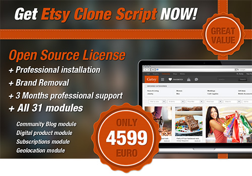 GETSY v1.12 Etsy Clone Nulled + 8 Modules