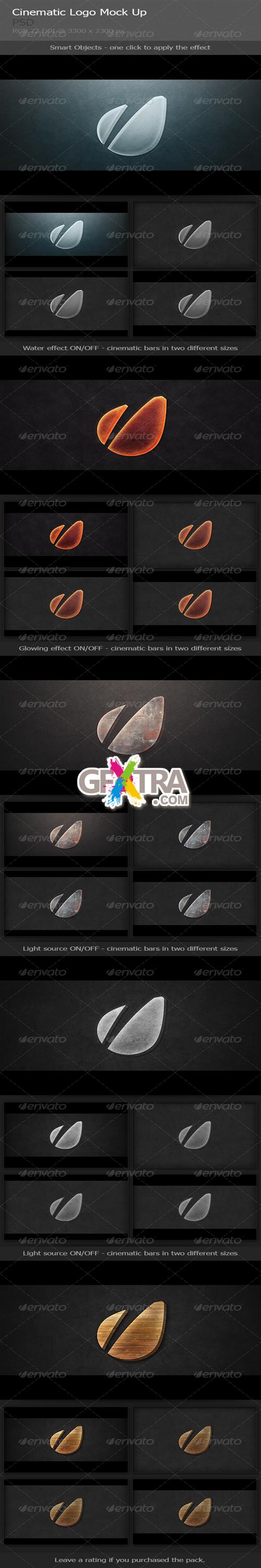 GraphicRiver - 5 Cinematic Logo Mockups