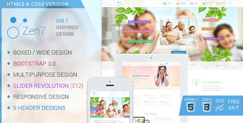 ThemeForest - Zen7 - Premium Multi-Purpose Responsive Template - RIP