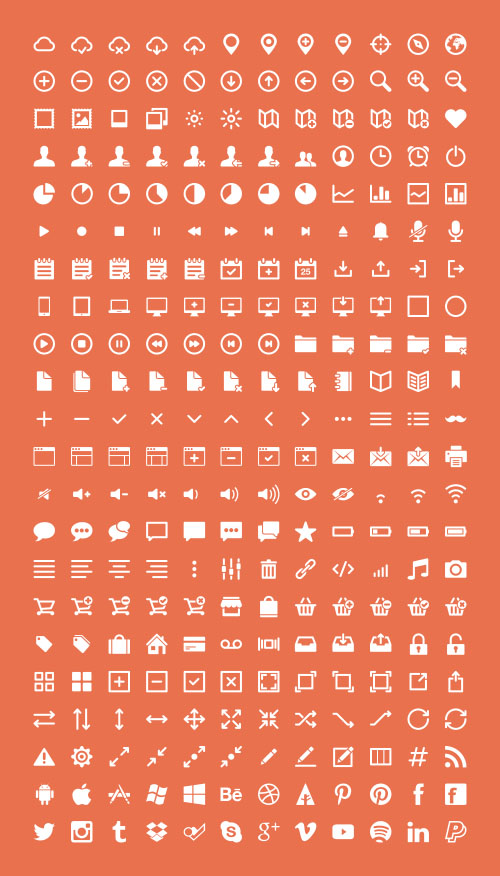 Big Collection Web Icons - Ikons