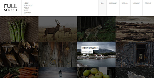 ThemeForest - FULLSCREEN - Photography Portfolio HTML5 - RIP