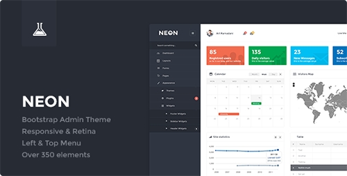 ThemeForest - Neon - Bootstrap Admin Theme - RIP