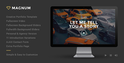 ThemeForest - Magnum - Creative Portfolio Template - RIP