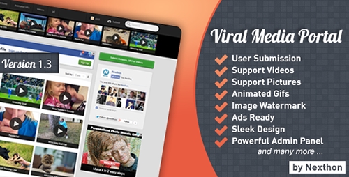 CodeCanyon - Viral Media Portal v1.3