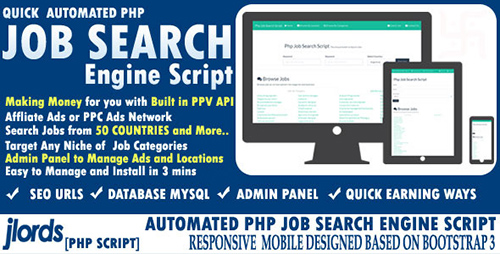 CodeCanyon - Automated Job Search Engine Script v6.1