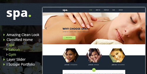 ThemeForest - SPA - Saloon and GYM HTML Template - RIP