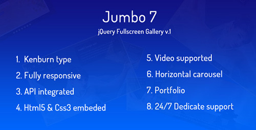 CodeCanyon - Jumbo 7 - Image Fullscreen Gallery - RIP