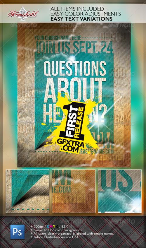 GraphicRiver - Question's About Heaven Flyer Template