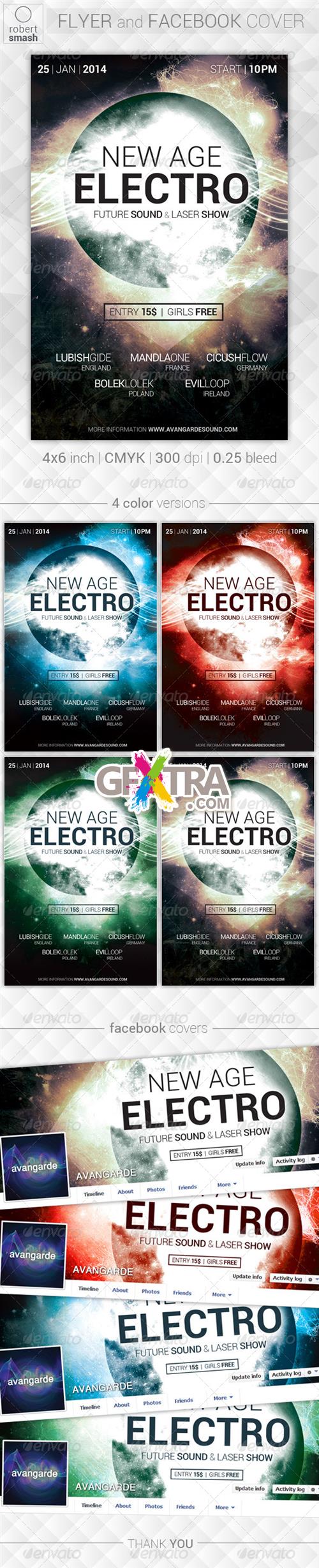 GraphicRiver - New Age Electro Flyer v2