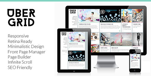 ThemeForest - Ubergrid v1.1.1 - Responsive Grid WordPress Theme