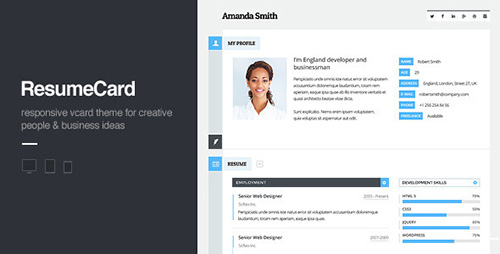 ThemeForest - vCard Responsive HTML Template - RIP