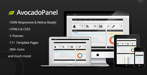 ThemeForest - AvocadoPanel - Responsive Admin Template - FULL