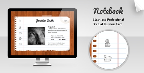 ThemeForest - Notebook - Virtual Business Card - FULL