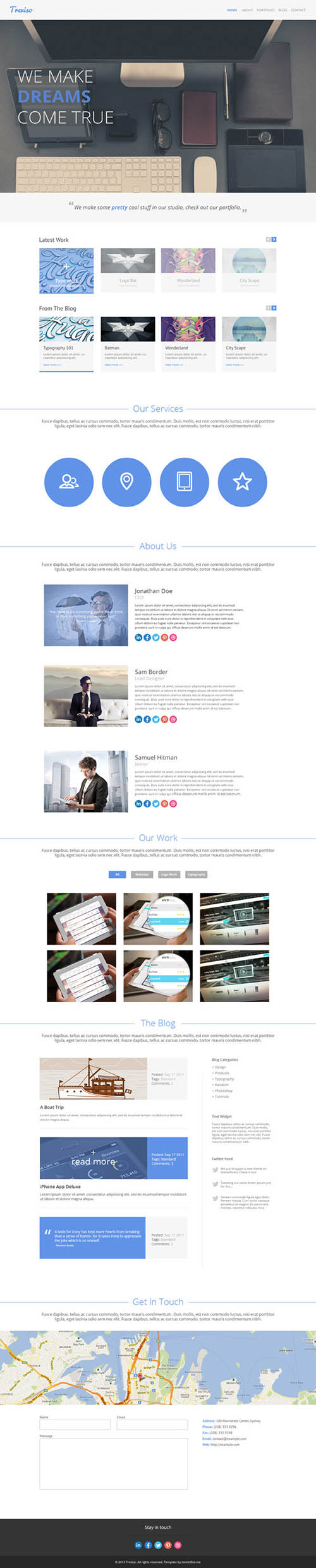 Treviso - PSD & HTML Template