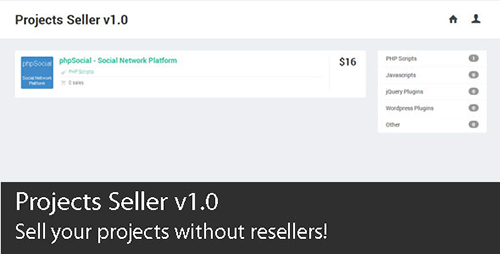 CodeCanyon - Projects Seller v1.0 - Pay to download