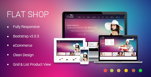 ThemeForest - The New Flat Shop - HTML Template - RIP