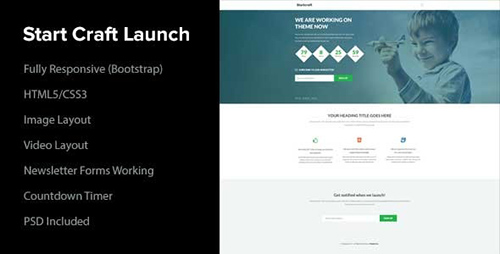 ThemeForest - Start Craft Launch Page - RIP