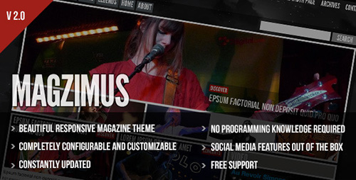 ThemeForest - Magzimus v2.0.1 - Blog & Magazine theme