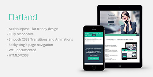 ThemeForest - Flatland - RIP