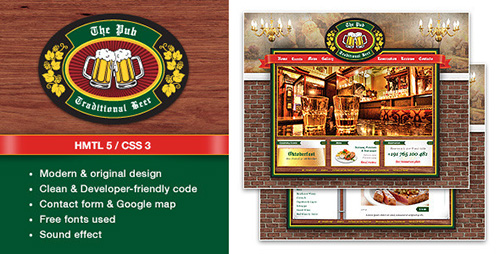 ThemeForest - The Pub Traditional Beer - Theme - RIP