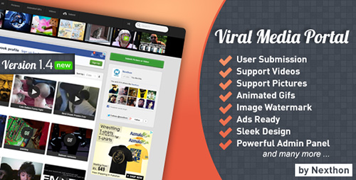 CodeCanyon - Viral Media Portal v1.3.1