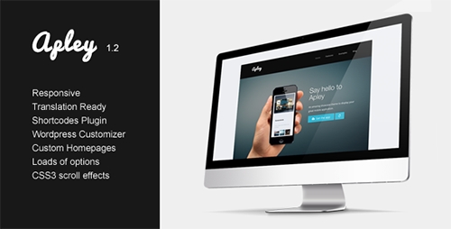 ThemeForest - Apley v1.2 - A mobile application landing page