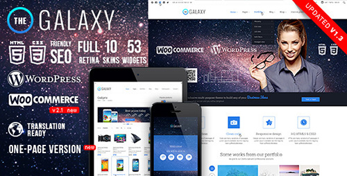 ThemeForest - The Galaxy v1.1 - Multipurpose WP Theme