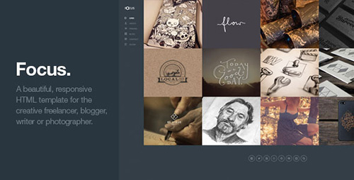 ThemeForest - Focus - Unique Creative Responsive HTML Template - RIP