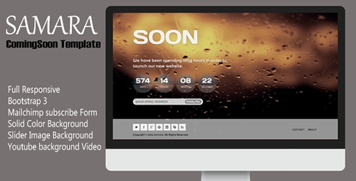 ThemeForest - Samara - Responsive Coming Soon Template - RIP