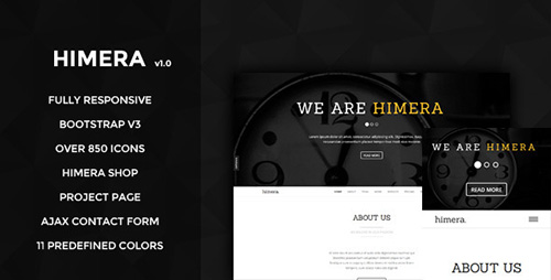 ThemeForest - Himera - One Page Multipurpose Template - RIP