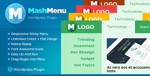 CodeCanyon - MashMenu v1.6 - Wordpress Easy Mega Menu Plugin