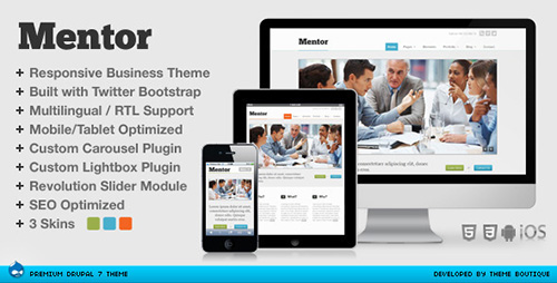 ThemeForest - Mentor - Responsive Drupal Theme