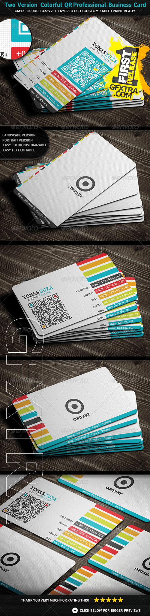 GraphicRiver - Two Version Colorful QR Professional Business 