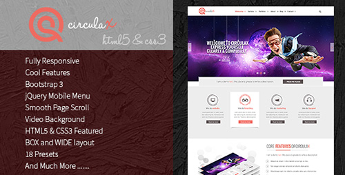 ThemeForest - CirculaX Responsive HTML5 Template - RIP