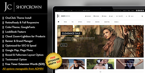 ThemeForest - Shopcrown v1.0 - Responsive & Retina Ready Magento