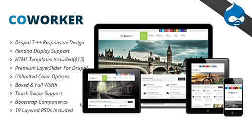 ThemeForest - Coworker - Responsive Drupal Theme