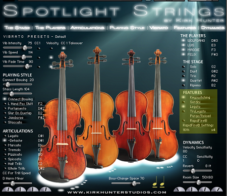 Kirk Hunter Studios Spotlight Strings KONTAKT-VON.G