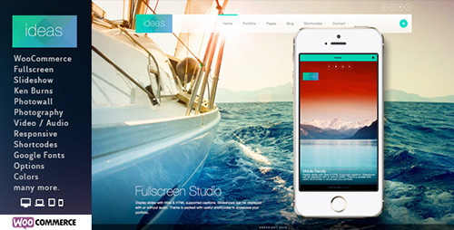 ThemeForest - Ideas v1.9 - Fullscreen Responsive WordPress Theme