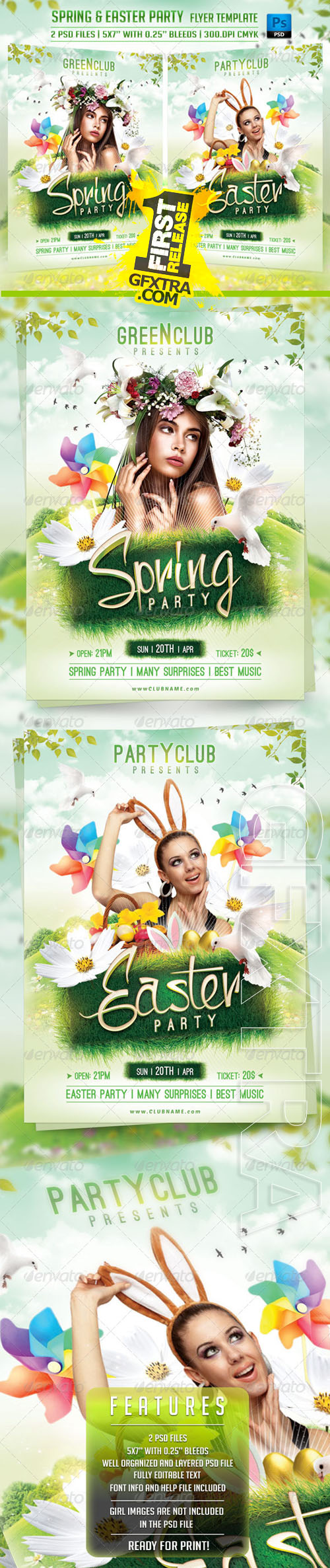 GraphicRiver - Spring and Easter Flyer Template 